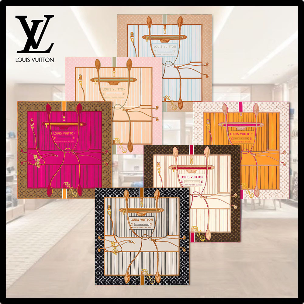 【上品エレガント♪】Louis Vuitton★LV カレ90・ネヴァーフル