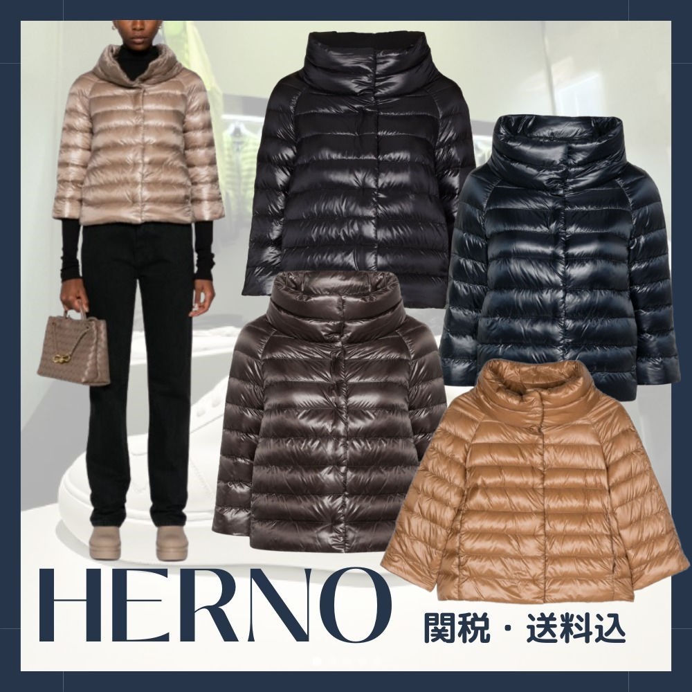 新作☆【HERNO】ソフィア ナイロンフード