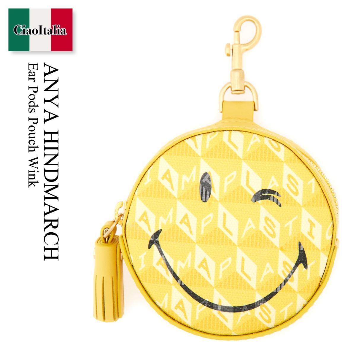 テックアクセサリー Anya Hindmarch Ear Pods Pouch Wink