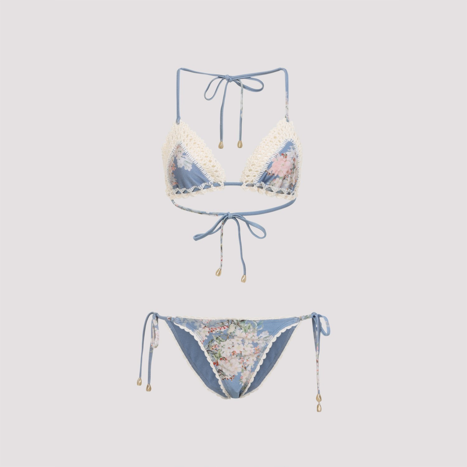 ビキニ ZIMMERMANN CASCADIAN CROCHET TRI BIKINI