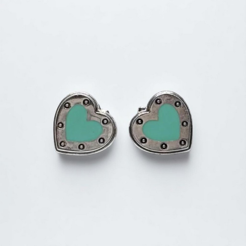 Tiffany & Co ラブ ハート シルバー ピアス【ランク:B】