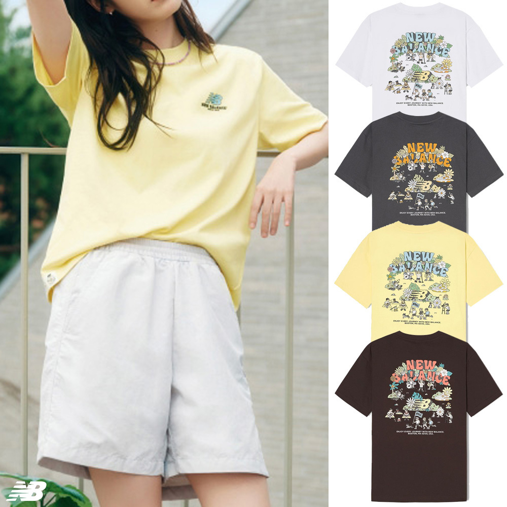 【NEW BALANCE】★UNI NB BOY PICNIC FESTIVAL TSHIRT★IU着用★