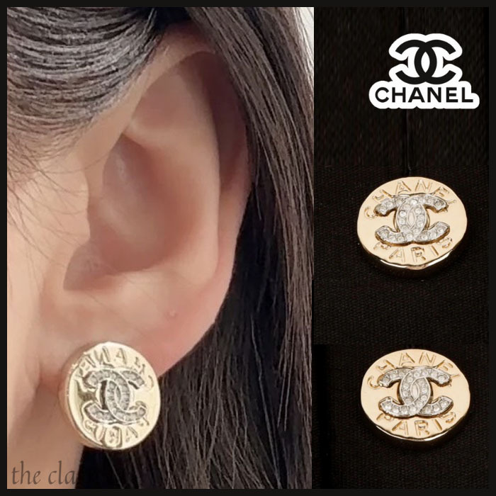 【毎日着けたい♡】CHANEL PARIS シンプルで可愛いピアス