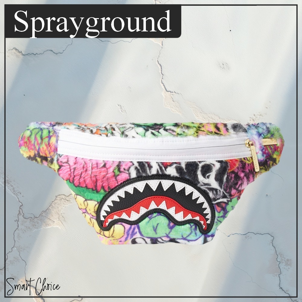 【Sprayground】海外限定品 Fur Graff Savvy ショルダーバッグ