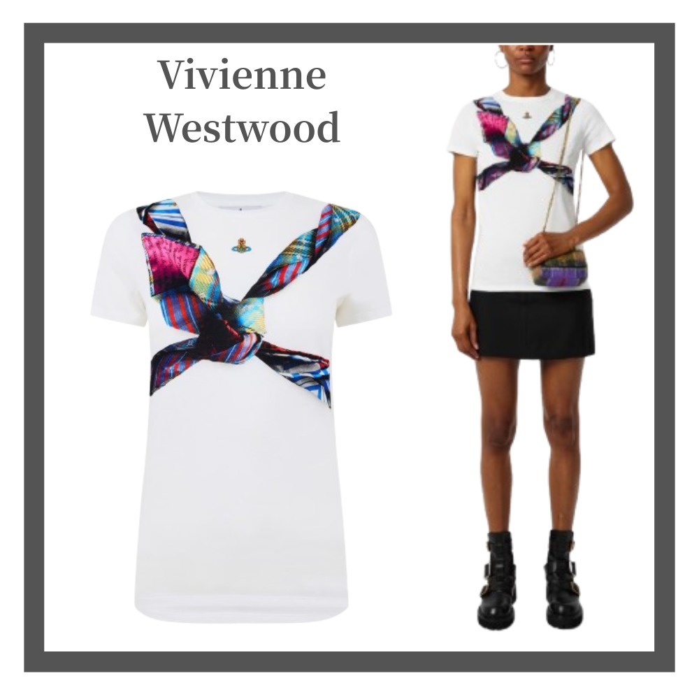 【Vivienne Westwood】ネクタイプリントTシャツ