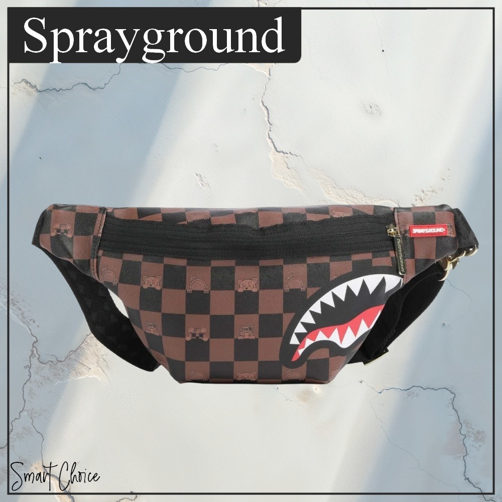 【Sprayground】海外限定品 PEEKING CHARACTER ショルダーバッグ
