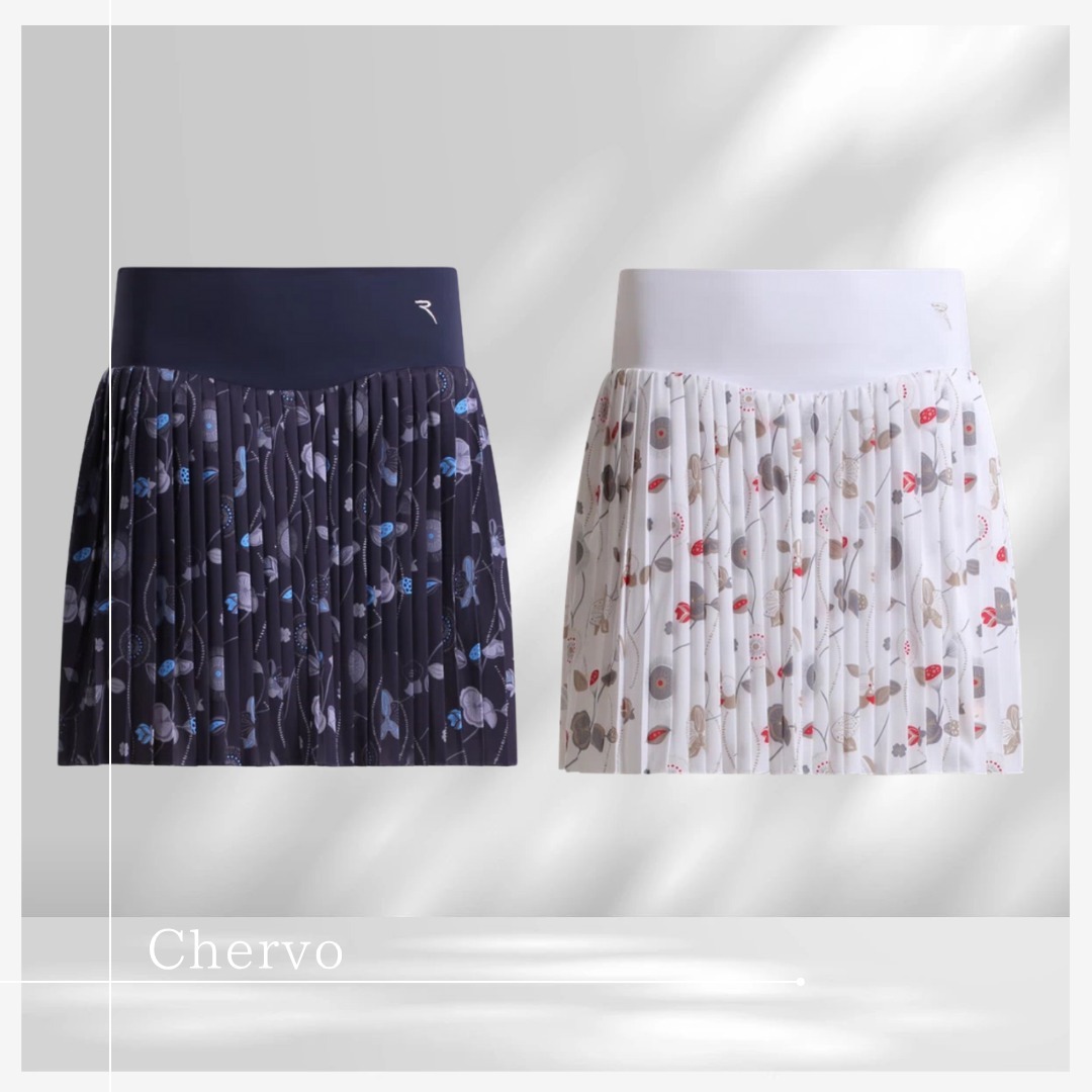 爽快ゴルフ美人【Chervo】JAMP 178E Fancy Box ゴルフスカート
