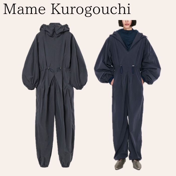Mame Kurogouchi Split Yarn Hooded Jump Suit ジャンプスーツ