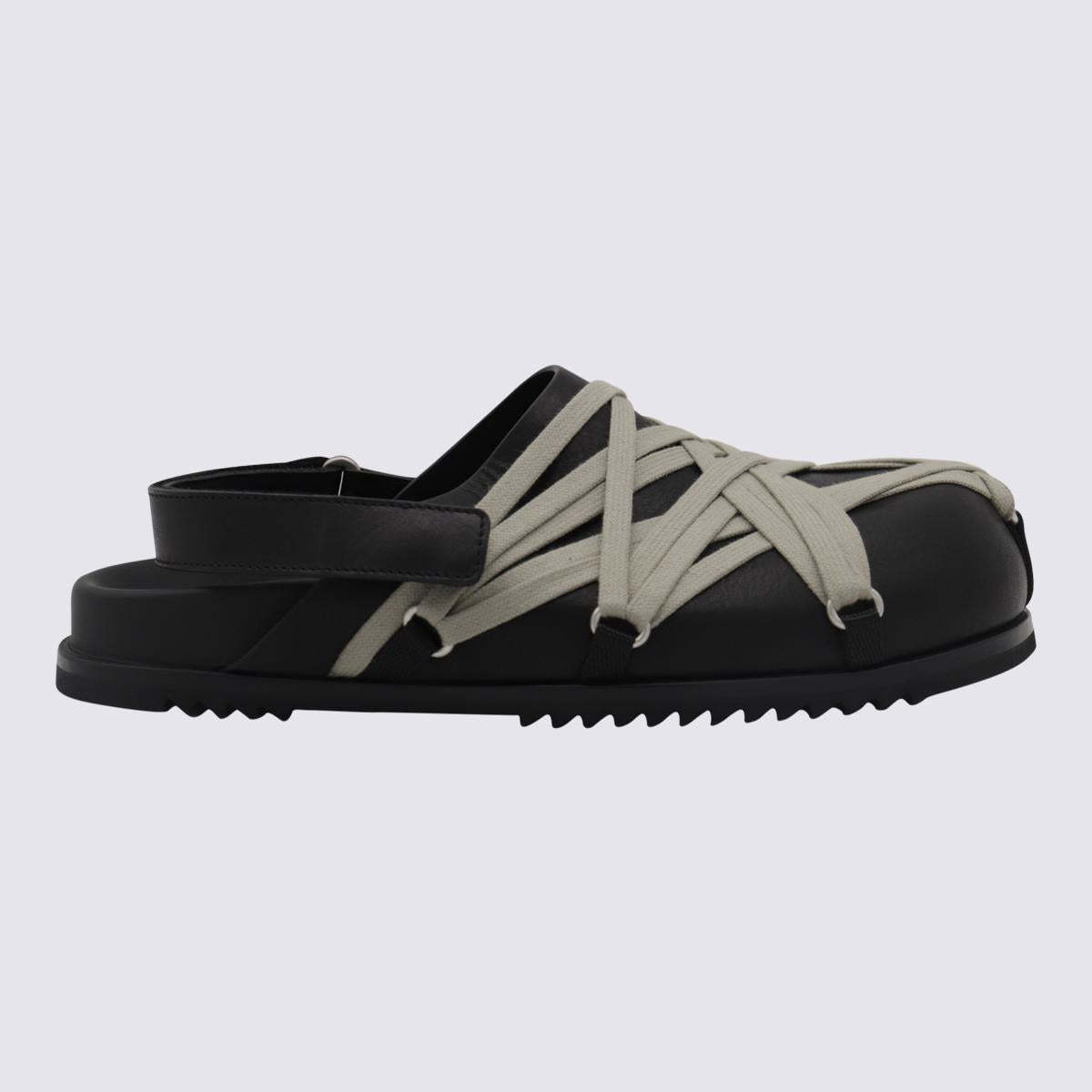 【関税＆送料込み】Rick Owens Black Leather Flat
