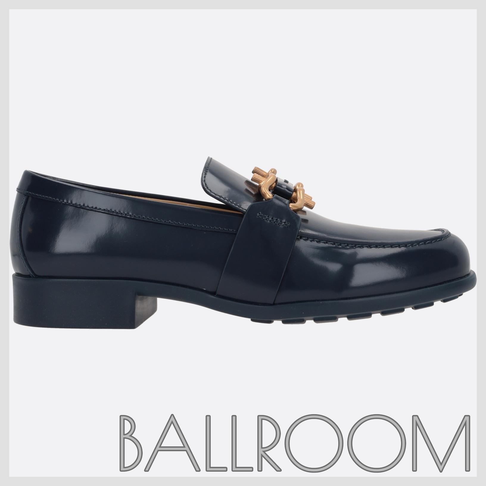 ローファー・オックスフォード BOTTEGA VENETA MONSIEUR SHINY LEATHER LOAFERS