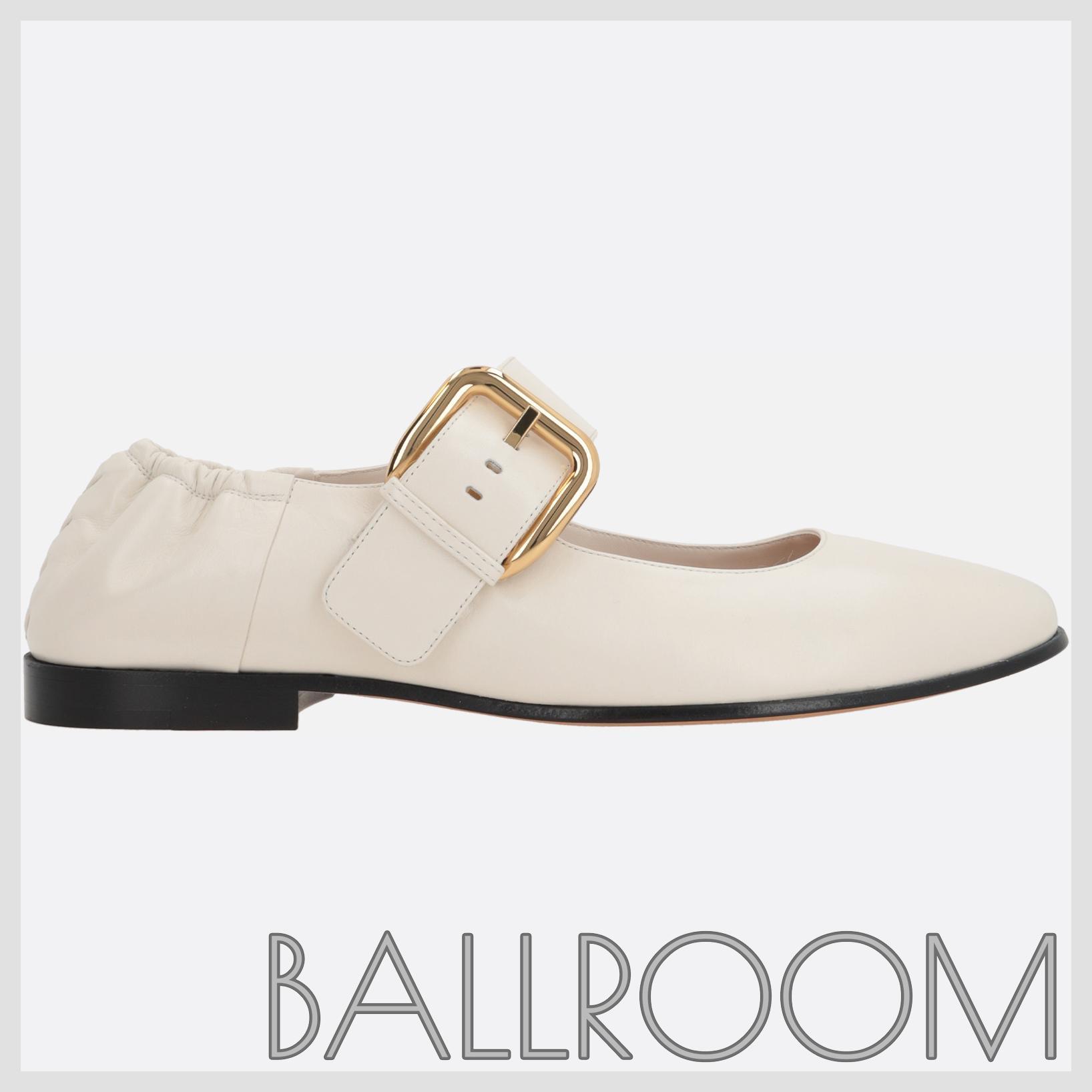 バレエシューズ BOTTEGA VENETA ASTAIRE SMOOTH LEATHER MARY-JANE BALLERINAS