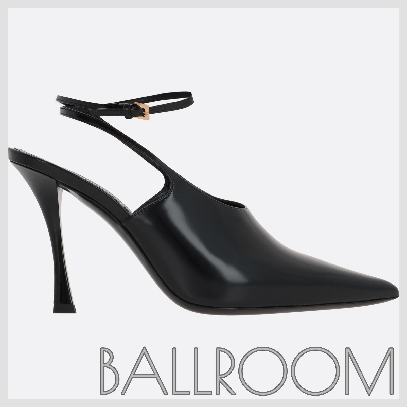パンプス GIVENCHY SHOW BRUSHED LEATHER SLINGBACKS