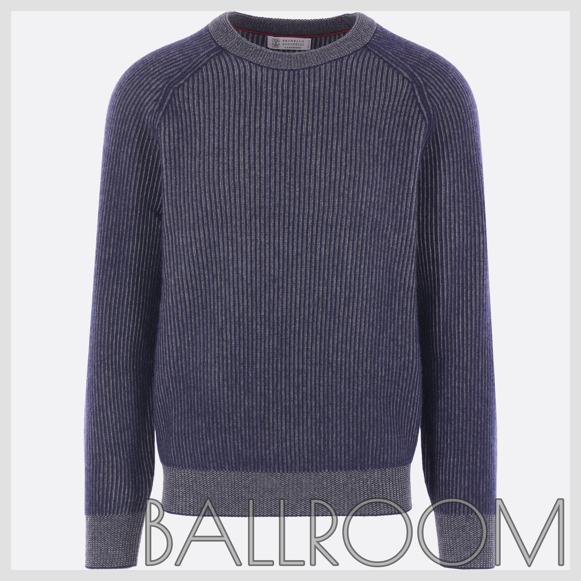 スウェット・トレーナー BRUNELLO CUCINELLI PULLOVER IN CASHMERE A COSTINE