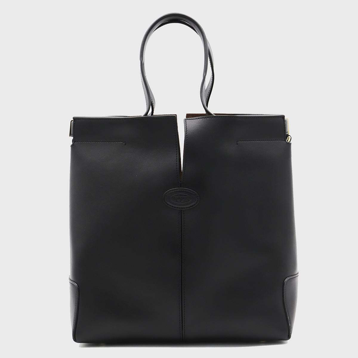 【関税＆送料込み】Tod'S Black Leather Totes
