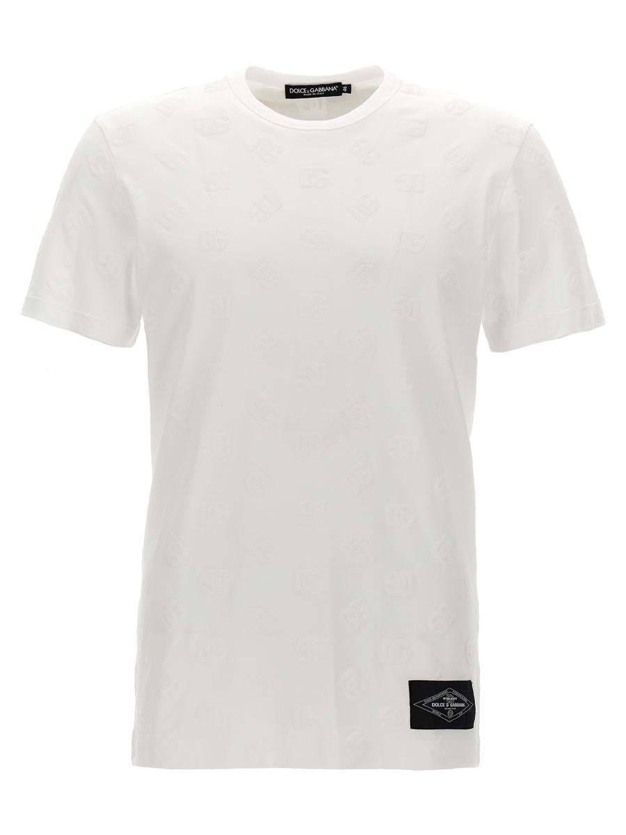 【関税＆送料込み】Dolce & Gabbana Flocked Logo T-Shirt