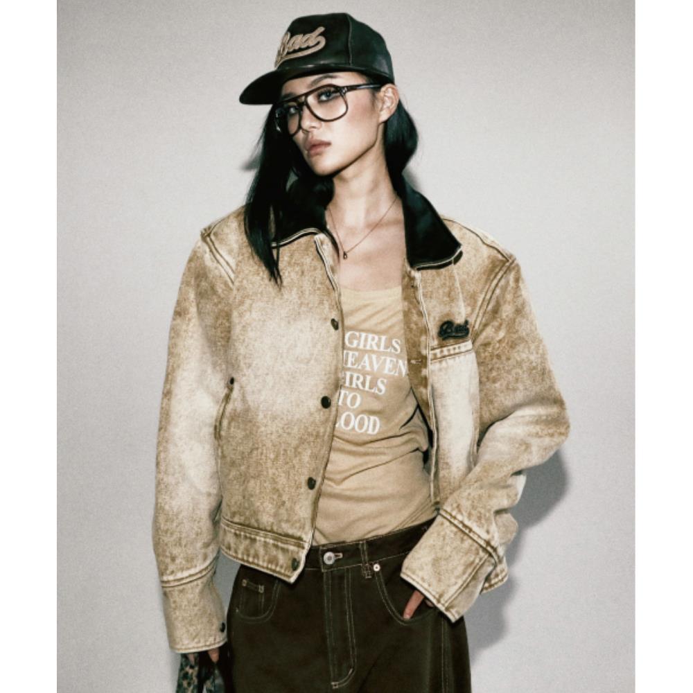 ◆BADBLOOD◆ The work jacket beige w-jkt24-035