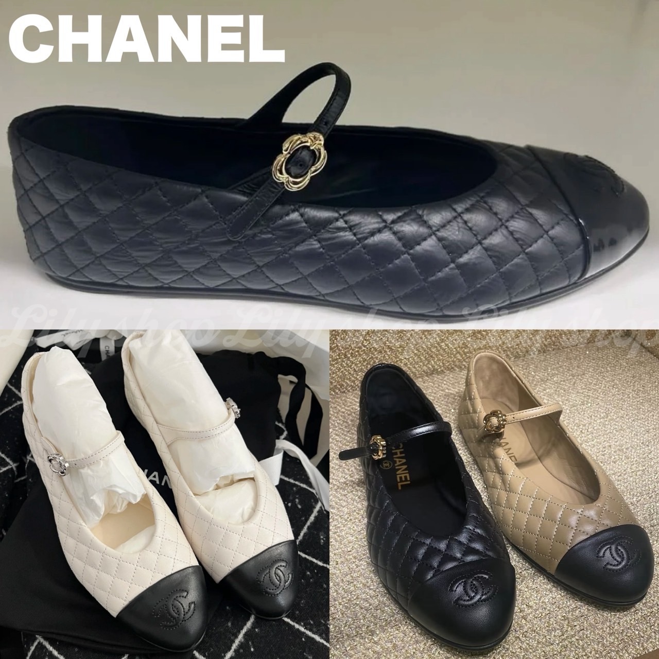 甘すぎない大人の可憐【CHANEL】フラットシューズ