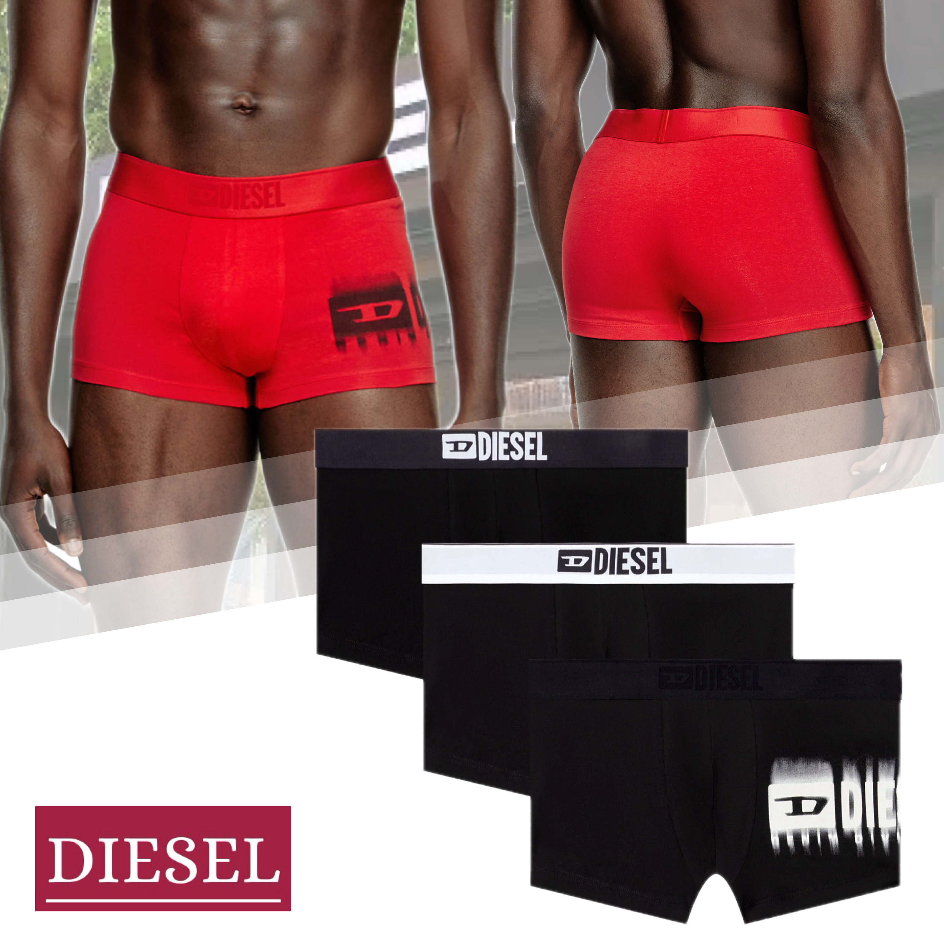 国内直営【DIESEL】damien-d-box-3pack ボクサーパンツ3枚パック