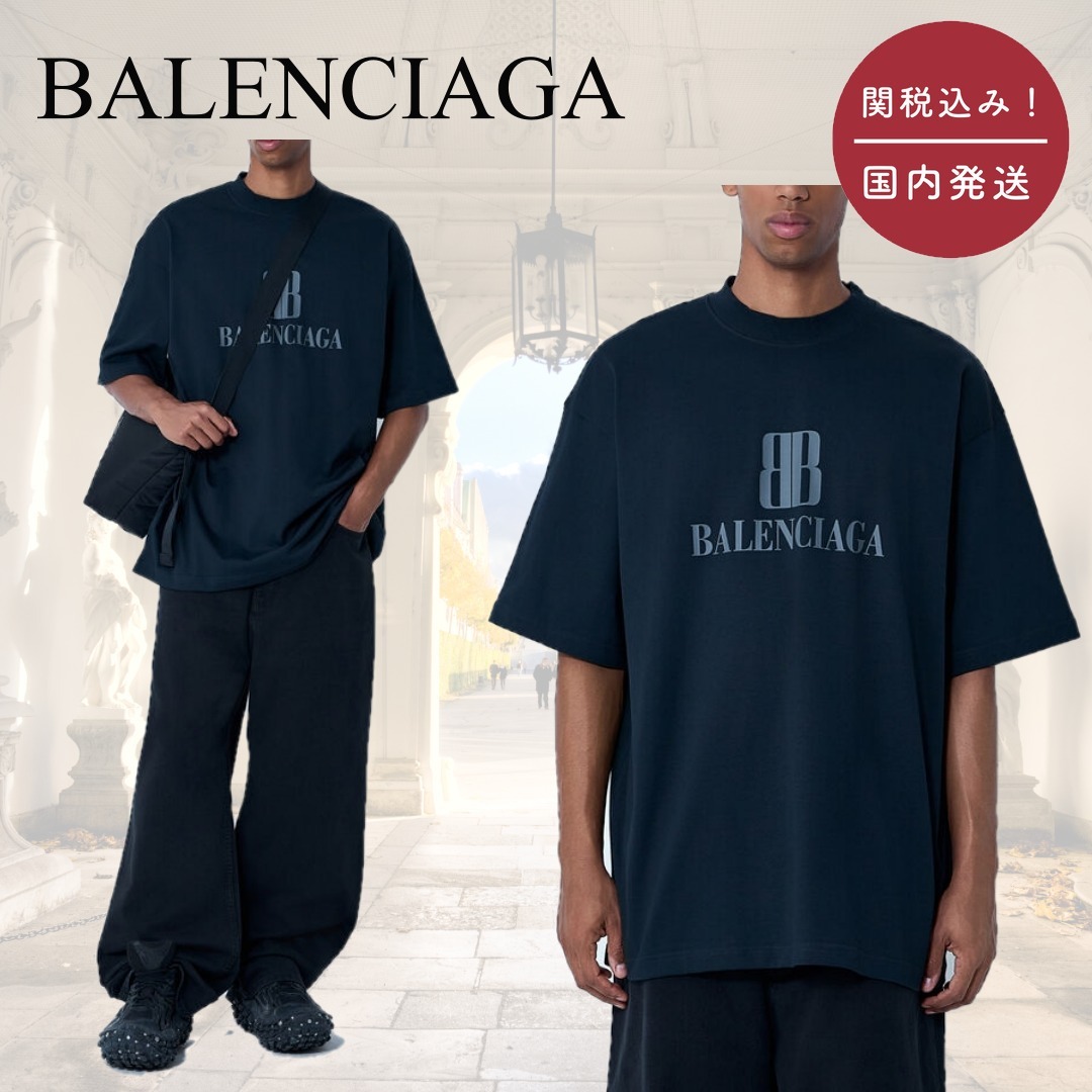 【国内送関税込】BALENCIAGA☆ロゴ Tシャツ
