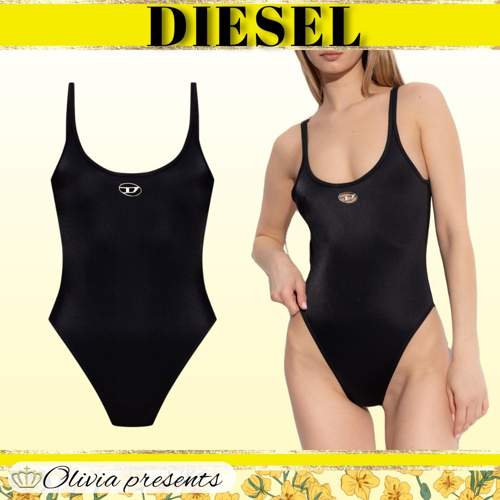 DIESEL>>ディーゼル Ut-Body-Utlt カットアウト ロゴ 水着