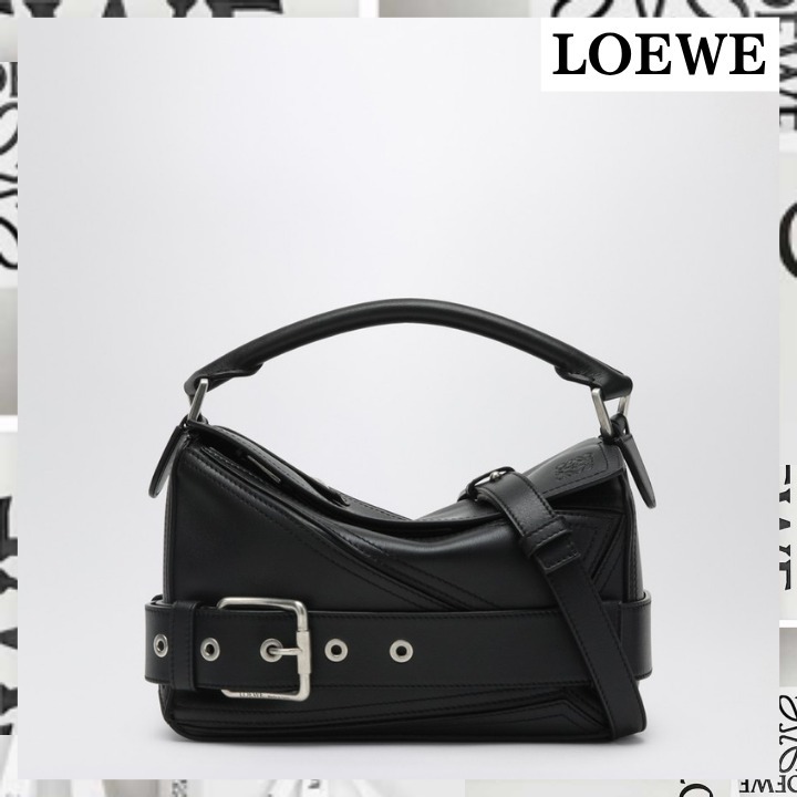 【LOEWE】★バイカー風★ロゴ パズル バイカー バッグ スモール