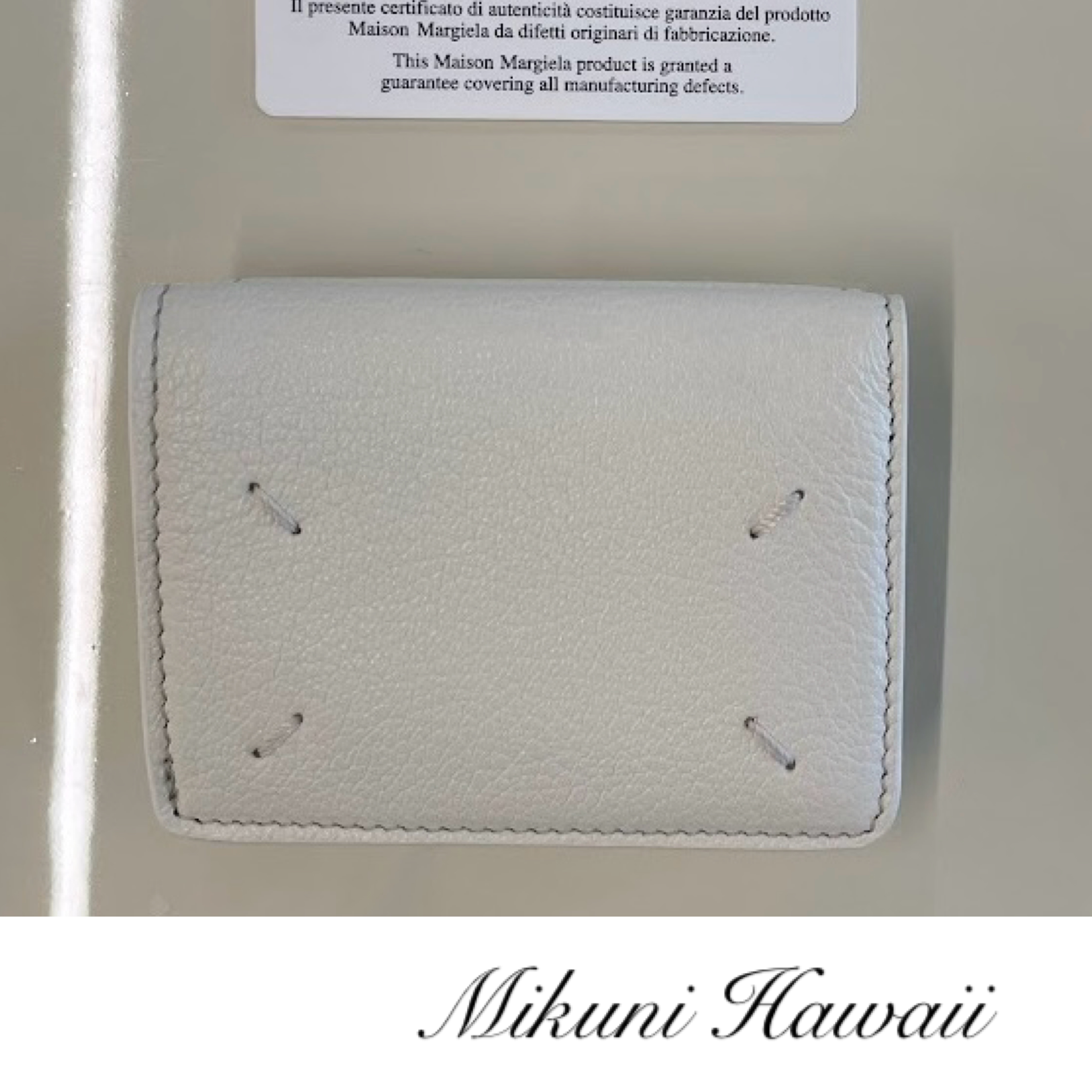 最終セール★Maison Margiela★4ステッチ 三つ折り財布