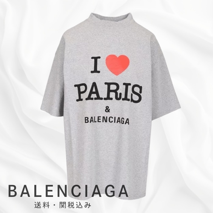 バレンシアガ 「I love Paris」オーバーシャツ Tシャツ