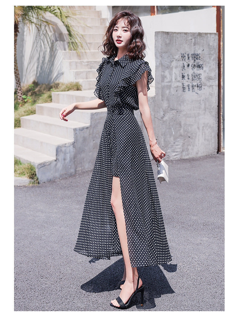 シフォンロングスカートワンピースセット