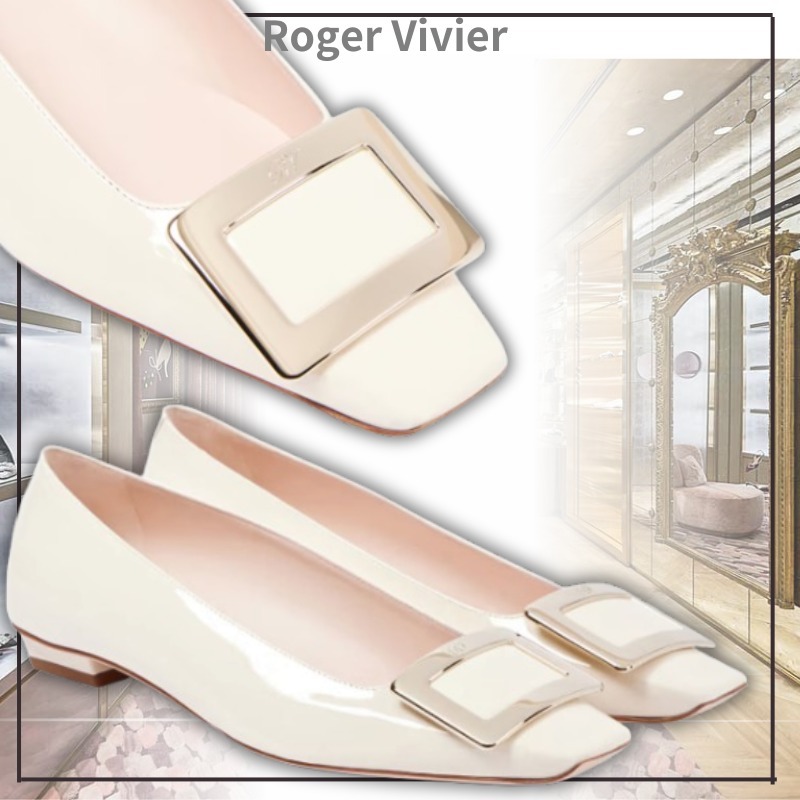 【洗練】Roger Vivier Belle Vivier25パテントレザーパンプス