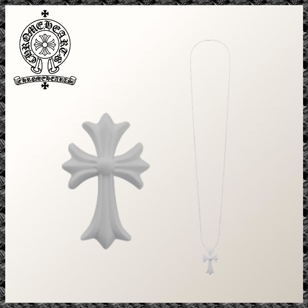 ◆入手困難◆CHROME HEARTS◆Silichrome CH Cross Pendant White