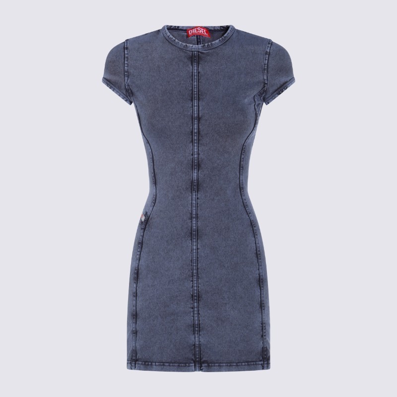 ワンピース DIESEL FW25 Diesel Dresses Blue (A19517 0KIBY01A)