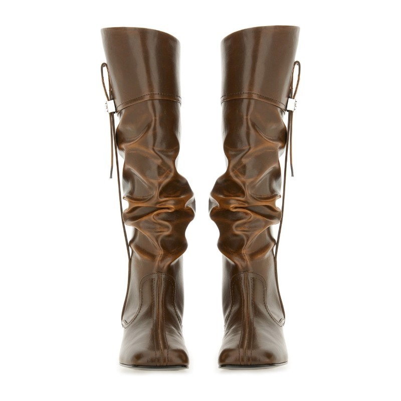 ロングブーツ Ganni FW25 SLOUCHY BOOT \"BUTTERFLY\" (S3074 826)