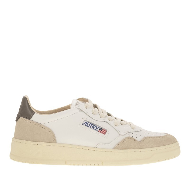 スニーカー AUTRY MEDALIST LOW - Leather and Suede Sneakers (AULM LS01)