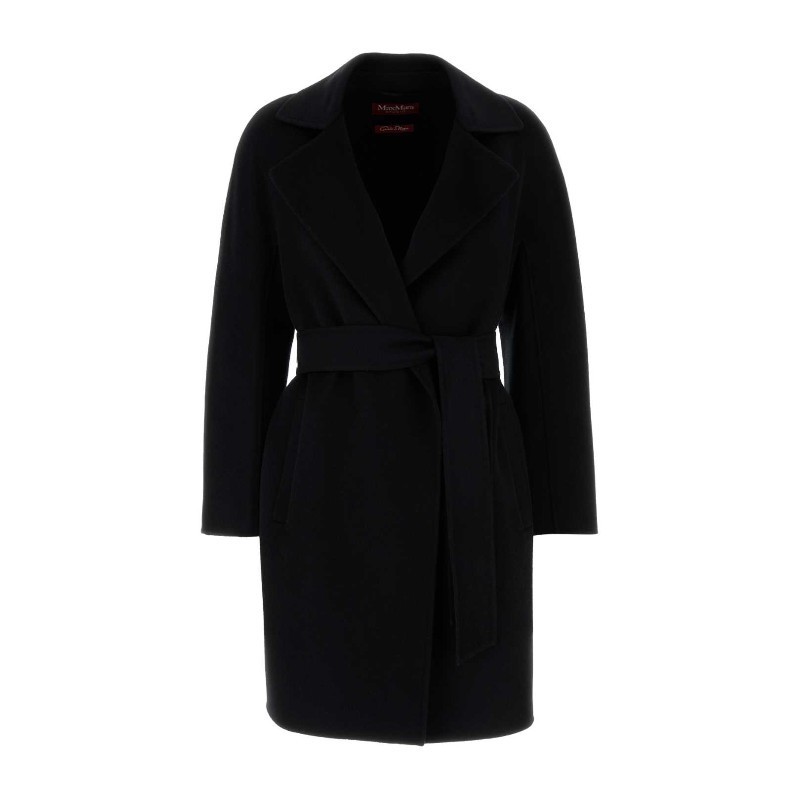 コート Max Mara Studio Black wool blend Ajaccio coat