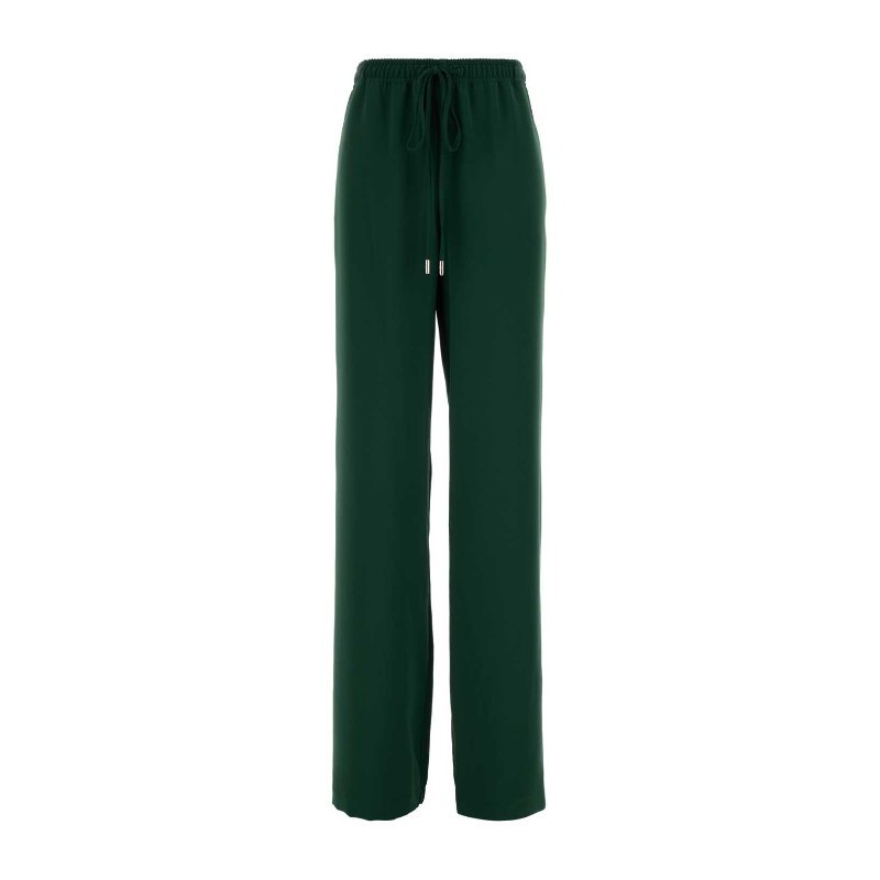 パンツ ERMANNO SCERVINO Dark green polyester pant