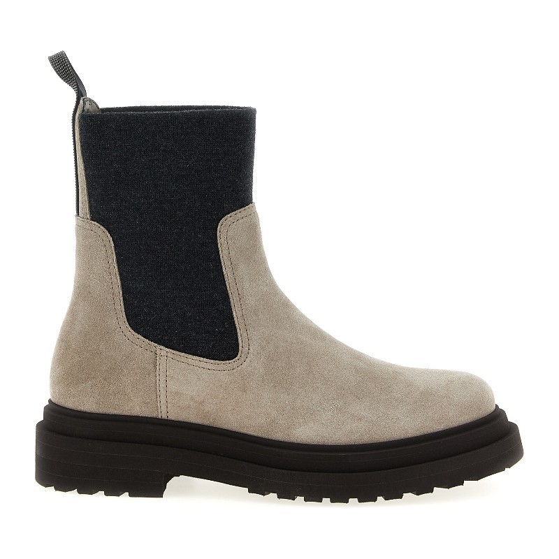 ショートブーツ・ブーティ BRUNELLO CUCINELLI Precious Loop Detail ankle boots