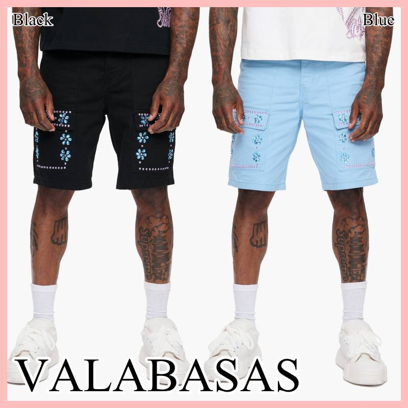 VALABASAS Dense ショートパンツ Black Blue 送料込み