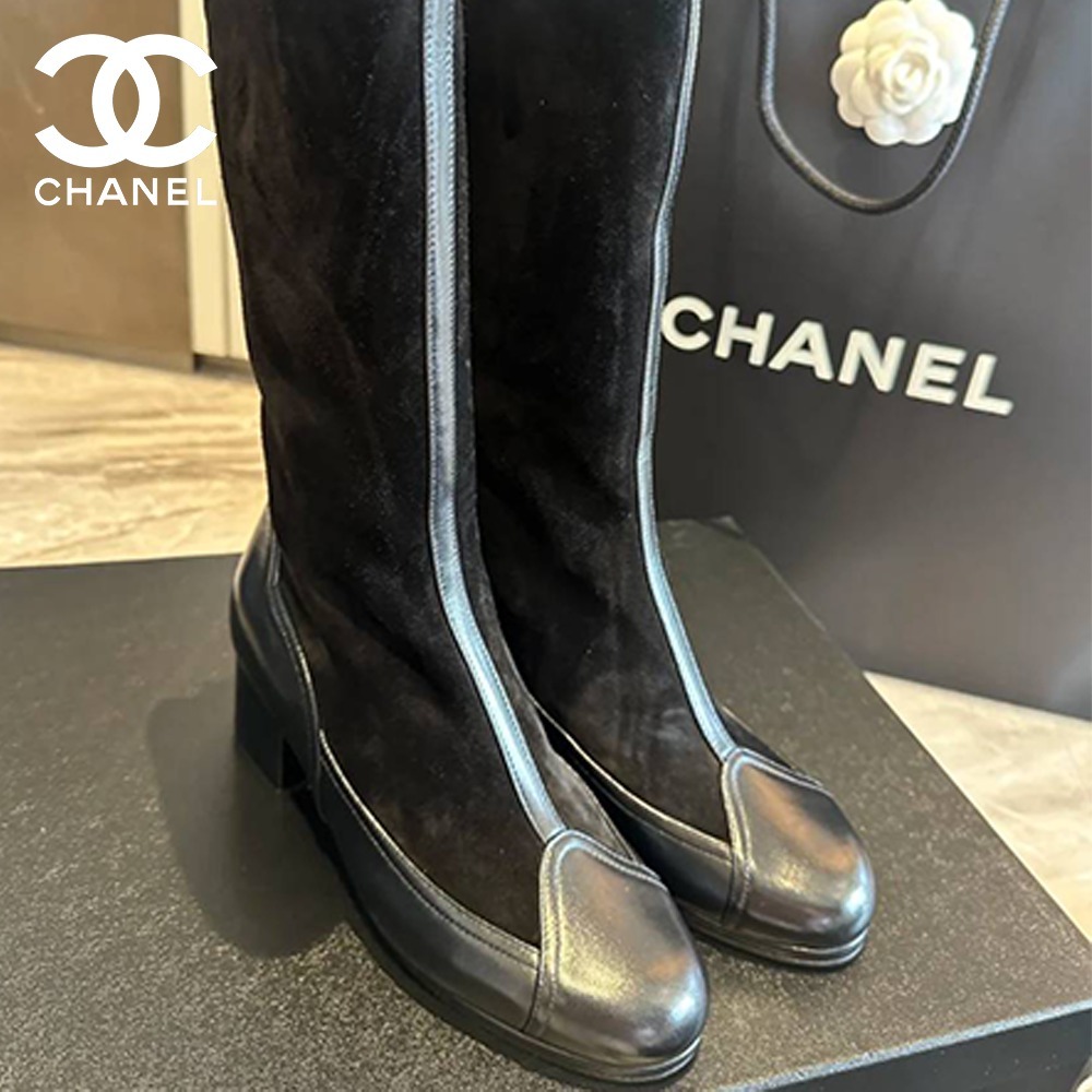 《シック×上質素材》CHANEL ブーツ 25a