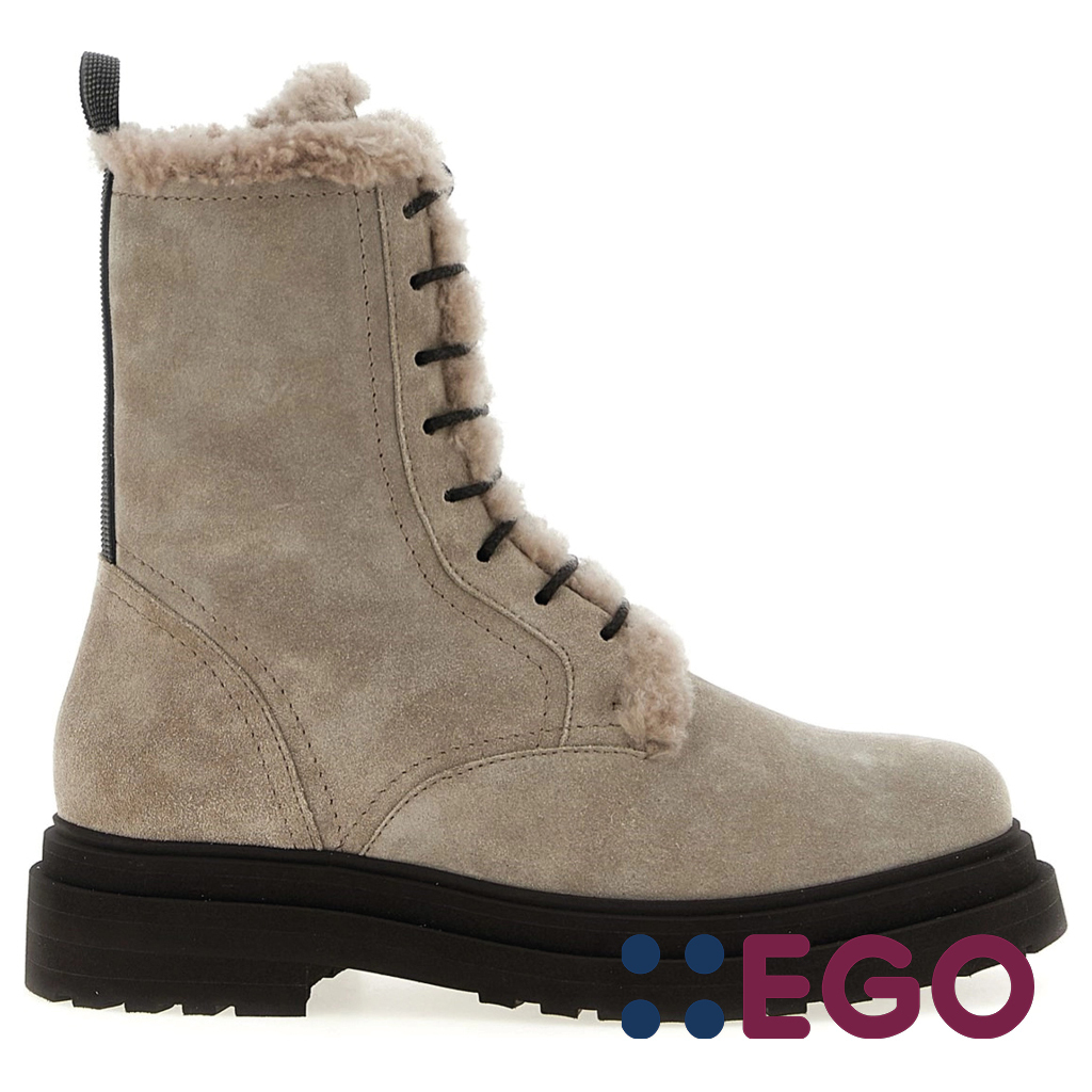 ミドルブーツ SUEDE COMBAT BOOTS MONILE