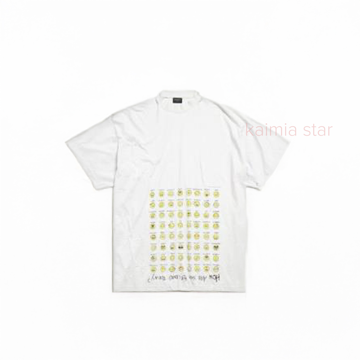 ●BALENCIAGA●How Are You Feeling TodayオーバーサイズTシャツ