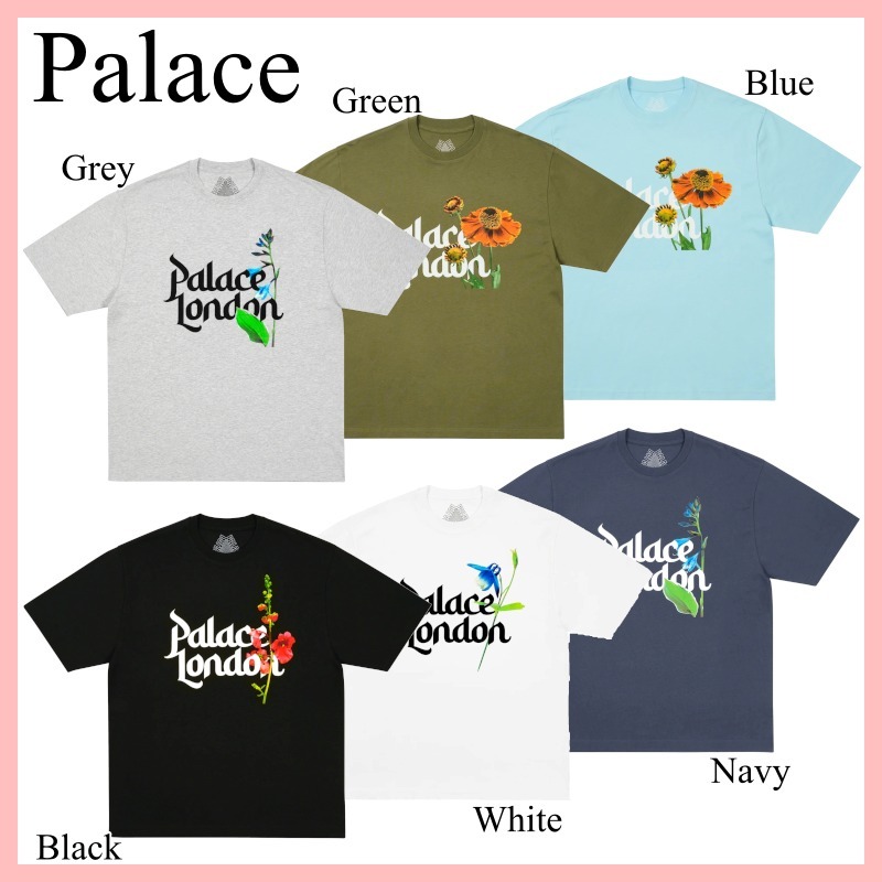 Palace Skateboards フラワー タイプ Tシャツ 半袖 6色 送料込み