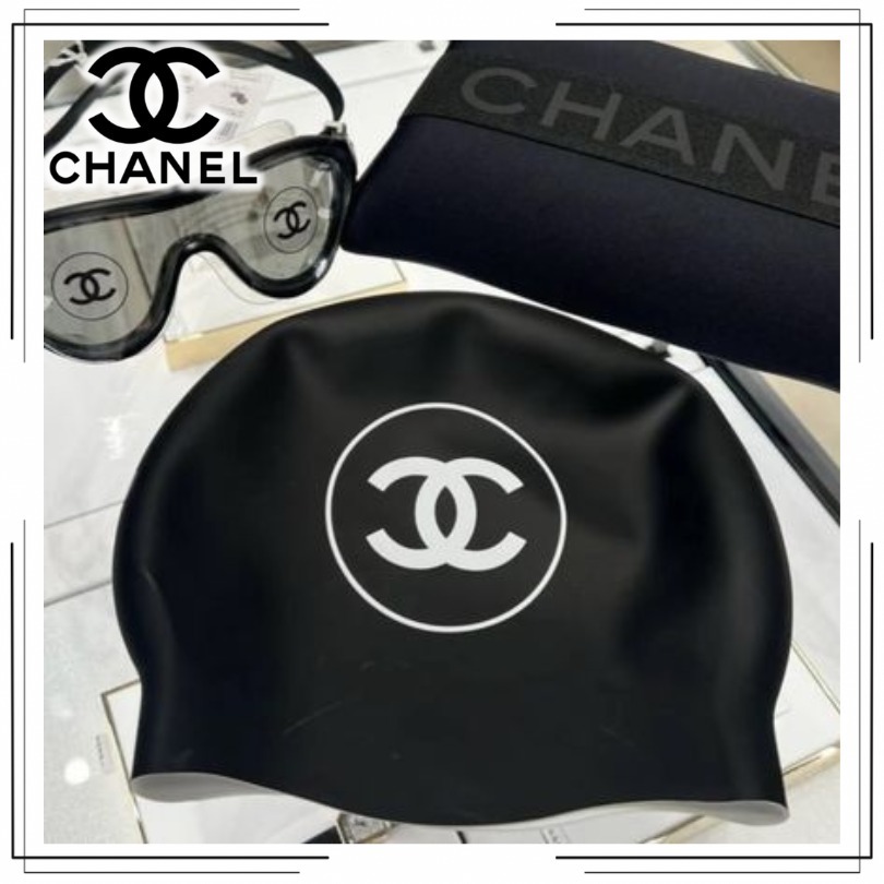 スポーティーに煌めく【CHANEL】キャップ ゴーグル ポーチセット
