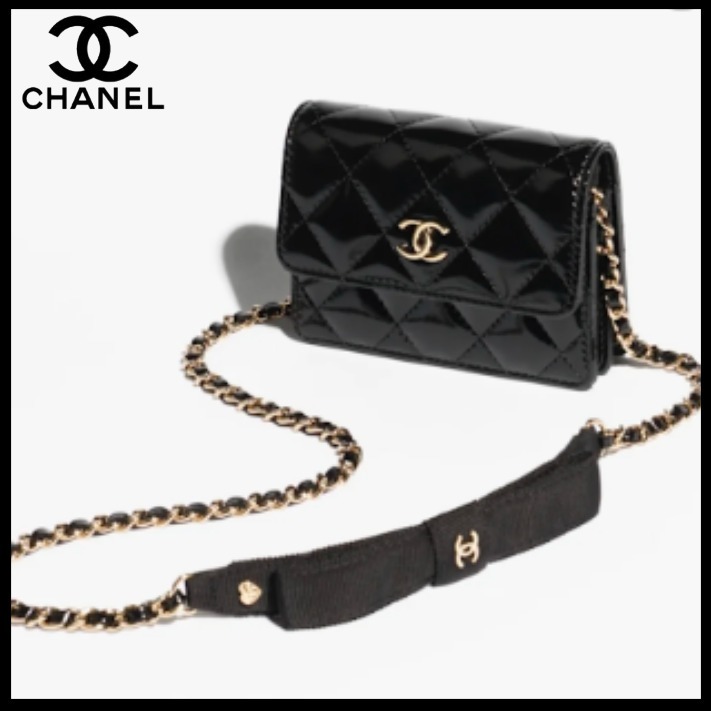 【リボンCUTE♡】 CHANEL チェーンクラッチ ショルダー