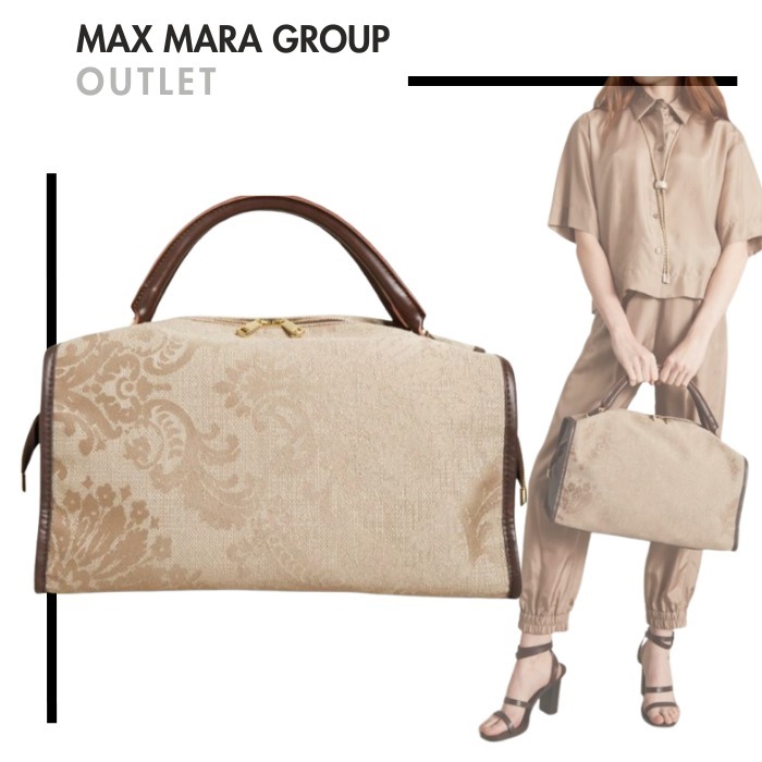 MaxMaraアウトレット●BOSH ２Wayフェイクレザーボストンバッグ