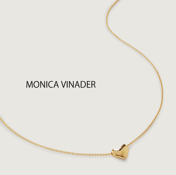 【MONICA VINADER】Heart Chain Necklace チェーンネックレス