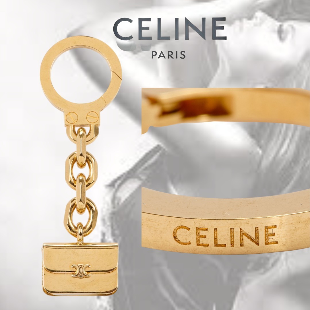 CELINE セリーヌ トリオンフ バッグ チャーム キーホルダー