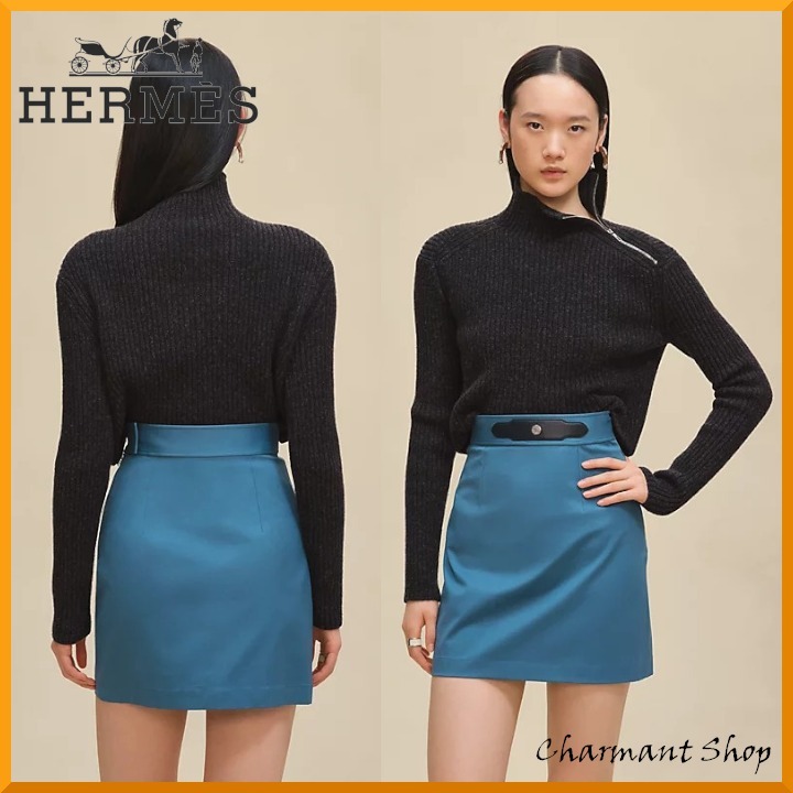 【HERMES】☆脚長効果バツグン☆ スカート