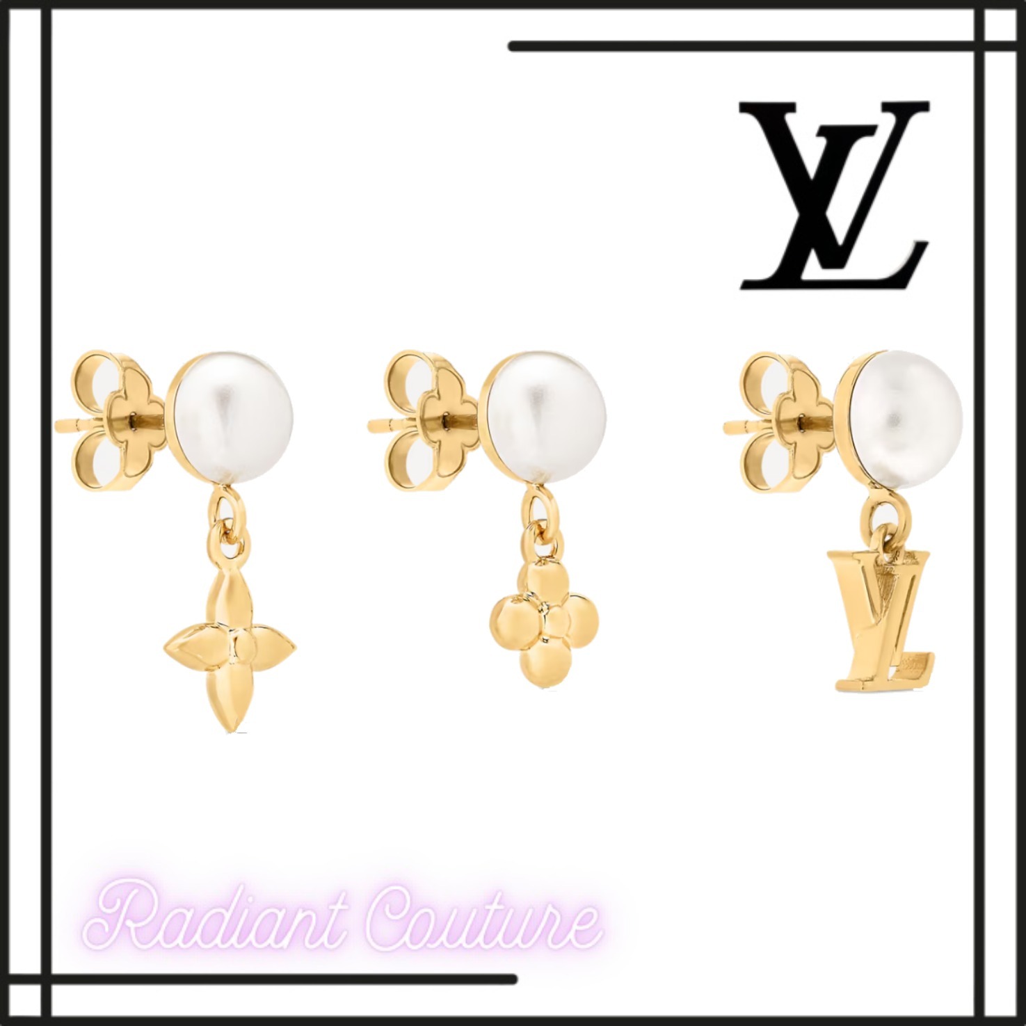 【Louis Vuitton】パールリバーイヤリング