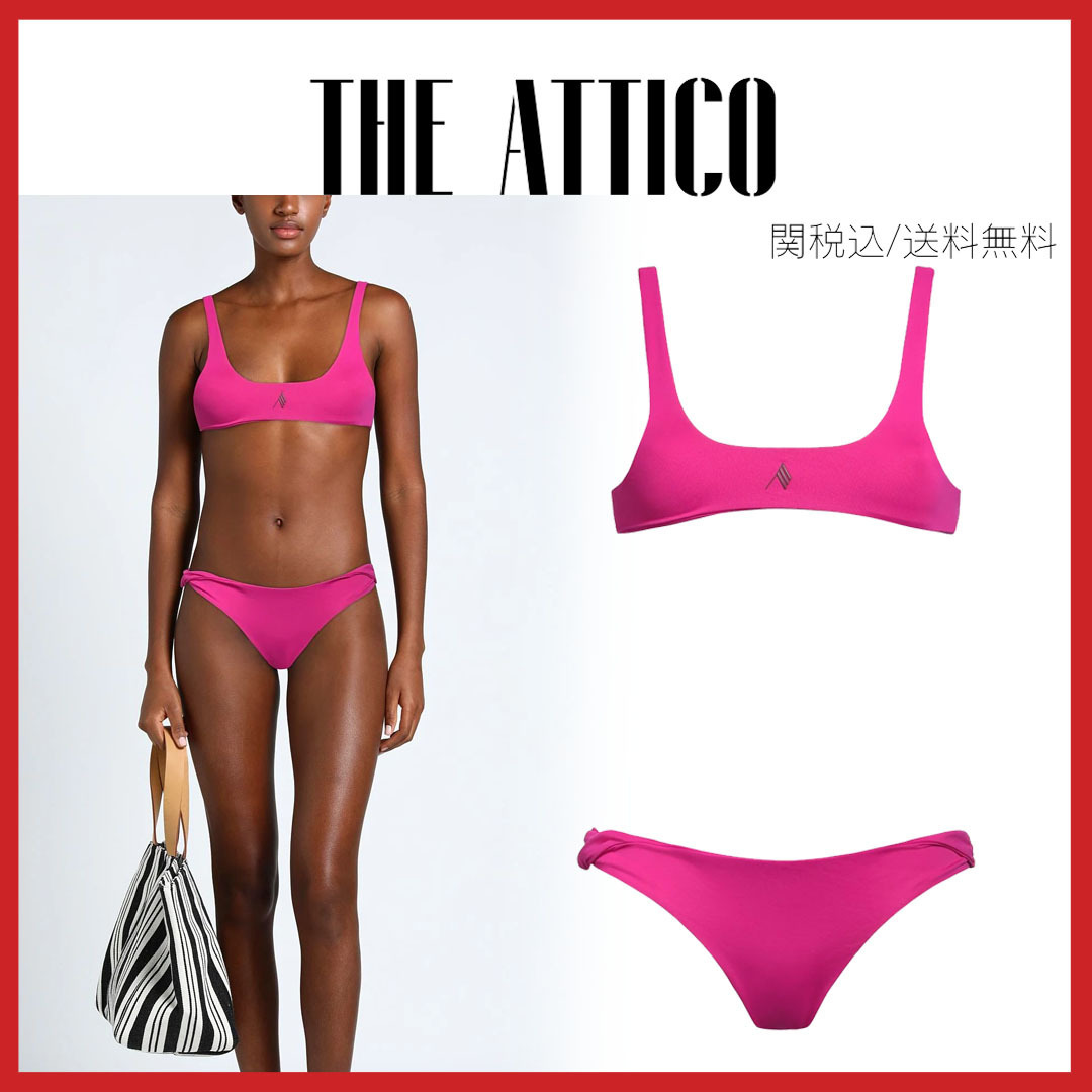 水着(ビキニ)【THE ATTICO】関税込送料無料 ストレッチ素材 ロゴ
