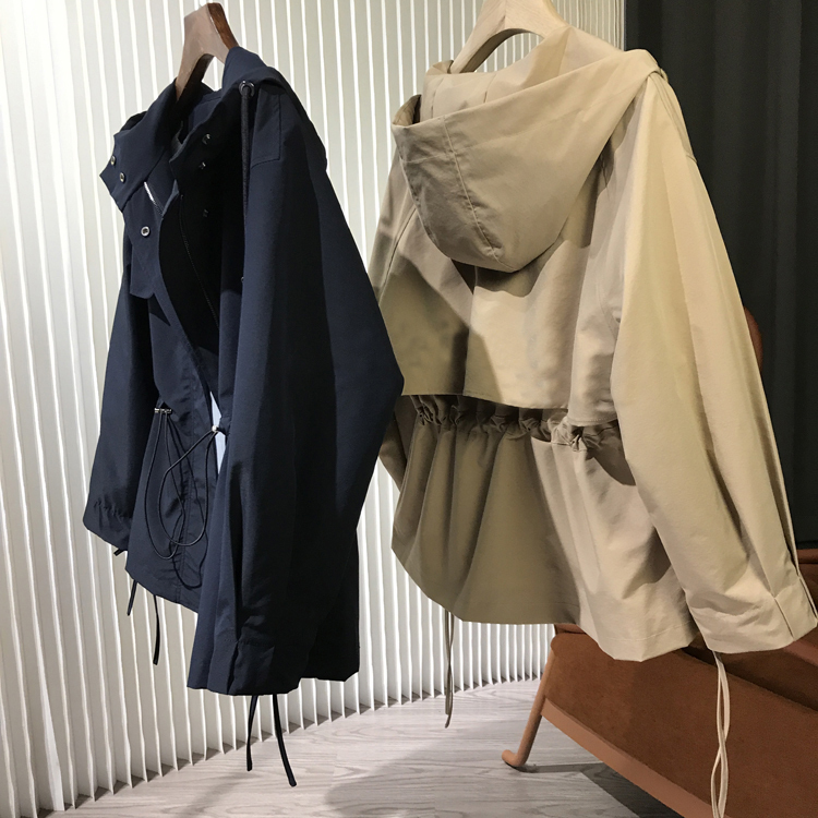 シンプルマウンテンパーカー全2色 エレガント